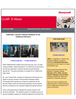 CLAR E-News - Honeywell Security