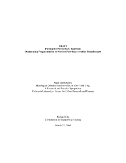 Putting the Pieces Back Together: Overcoming