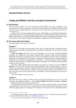Liebig and Wöhler and the concept of isomerism