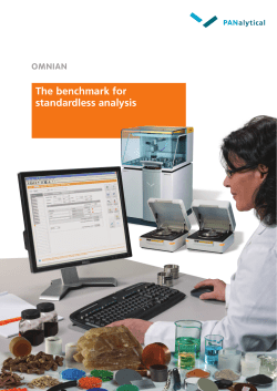 standardless analysis software