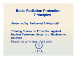 Basic Radiation Principles, NAUSS