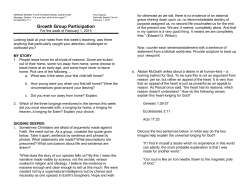 Destiny - "Where am I headed after I die?"