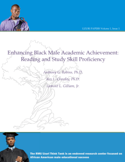 Enhancing Black Male Academic Achievement