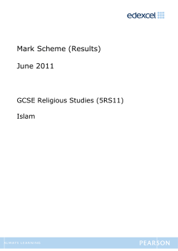 Mark Scheme - Edexcel