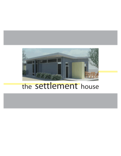 the settlement house