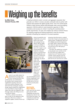 DLM Solids Flow Meters by Mike Karas, Schenck Process, USA A