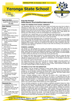 Newsletter22October2015