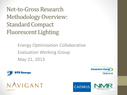 Net-to-Gross Research Methodology Overview: Standard Compact