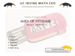 - UCI Math