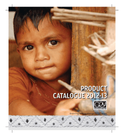 product catalogue 2012-13 product catalogue 2012-13
