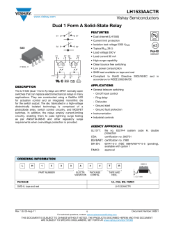 LH1533AACTR Dual 1 Form A Solid-State Relay