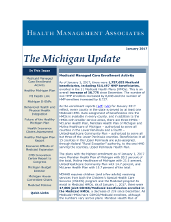 The Michigan Update - Health Management Associates