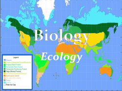 1.1 Intro to Biomes