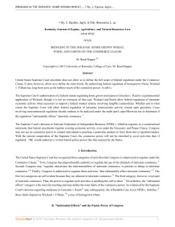 Home Grown Wheat, Weed, And Limits on The