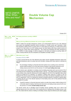 Double Volume Cap Mechanism