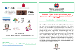 Roadshow &ldquo;Under the sign of Excellence: Italia presenterer seg i et