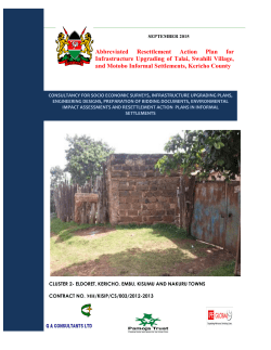 Approved Final RAP Report Kericho