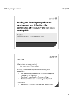 See slides here