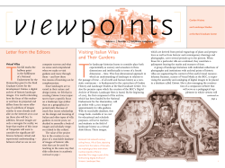 Fall 2004: Italian Villa Gardens - Foundation for Landscape Studies