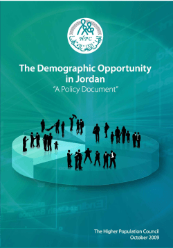 the demographic opportunity in jordan