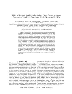 Effect of Hydrogen Bonding on Barrier
