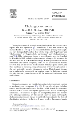 Cholangiocarcinoma