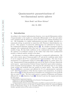 arXiv:math/0107171v1 [math.MG] 24 Jul 2001