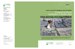 Scaling-Up Rural Sanitation in South Asia