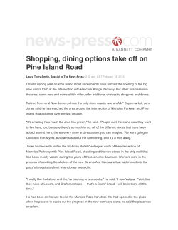 Shopping Dining on Pine Island Road