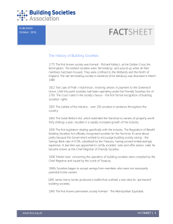 factsheet - The Building Societies Association