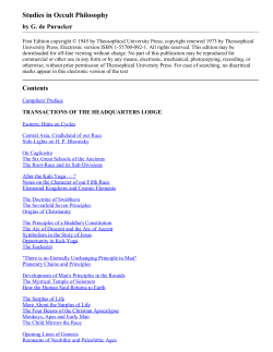 Studies in Occult Philosophy