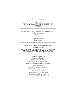 IN THE SUPREME COURT OF THE UNITED STATES