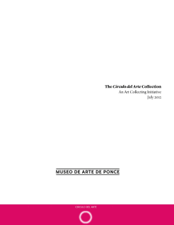 The C&iacute;rculo del ArteCollection An Art Collecting Initiative July 2012