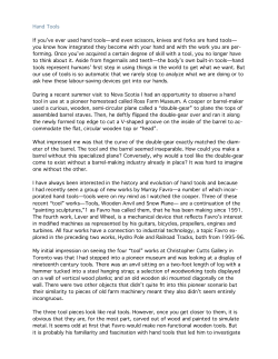 Hand Tools - Robert Fones