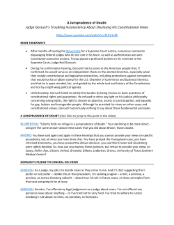 A Jurisprudence of Doubt - Constitutional Accountability Center