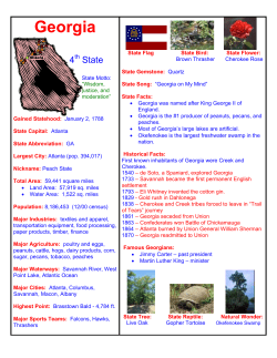 State Facts: Georgia