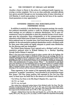 Dividend Credits for Noncumulative Preferred Stock