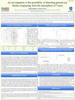 Venus` Atmosphere Composition Monte Carlo Simulation Lightning