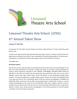 Limassol Theatre Arts School (LTAS) 6th Annual Talent Show
