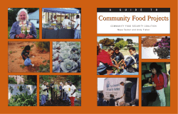 Community Food Projects - New Entry Sustainable Farming Project