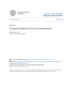 Disparate Impact Is Not Unconstitutional