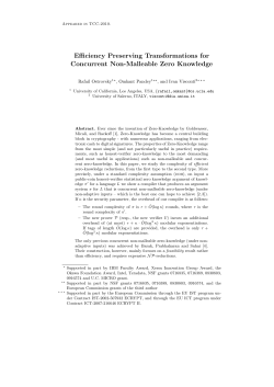 Efficiency Preserving Transformations for Concurrent Non