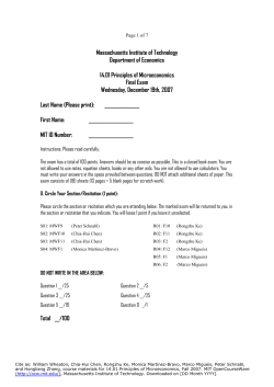 Practice Final Exam Solutions