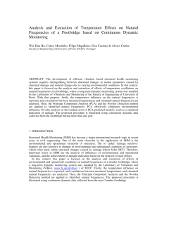 Analysis and Extraction of Temperature Effects on Natural