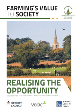 The 2013 Research Report. - Oxford Farming Conference