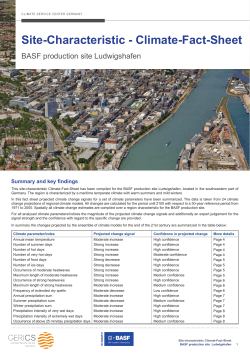 Site-Characteristic - Climate-Fact-Sheet