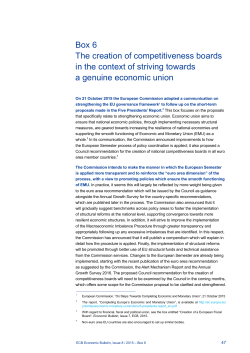 The creation of competitiveness boards in the context of striving