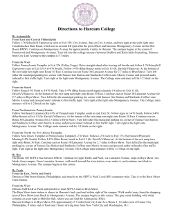 Directions to Harcum College