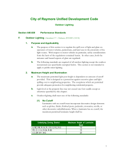 City of Raymore Unified Development Code
