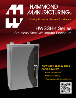 HWSSHK Series - Hammond Manufacturing